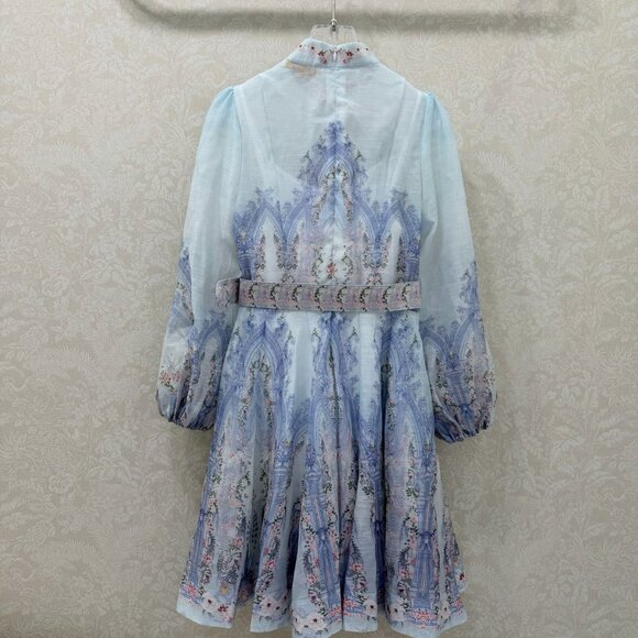 Zimmermann stand-up collar short dress - Picture 6 of 9